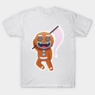 Christmas Sticker, Ginger Man Sticker T-Shirt